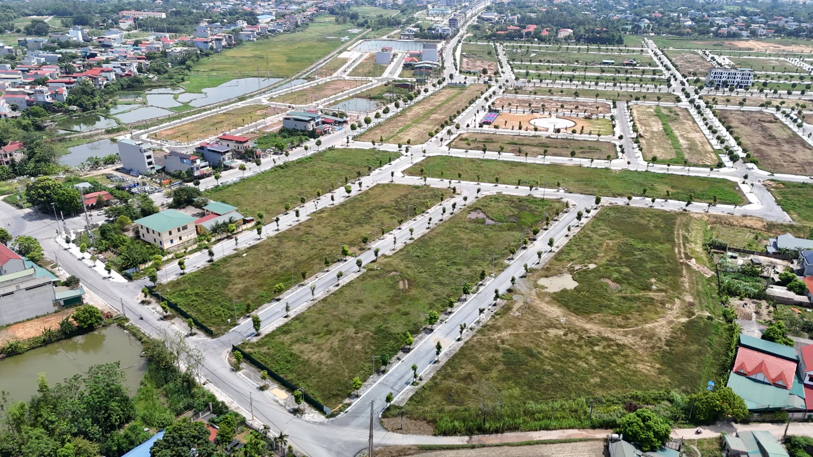 Toàn cảnh khu quy hoạch chia lô