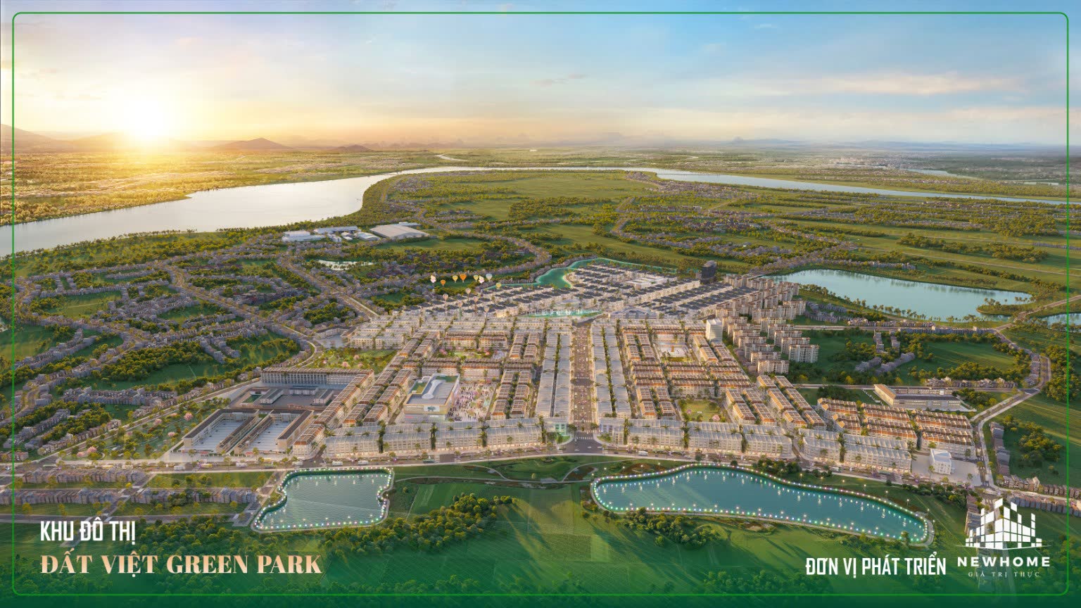 Phối cảnh Khu đô thị Đất Việt Green Park